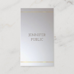 Attractive Modern Sophisticated Design Glamourous Business Card