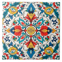 Attractive Portuguese Azulejo Ceramic Tile.