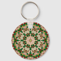 ATTRACTIVE ~ Red Green Shades ~ Key Ring
