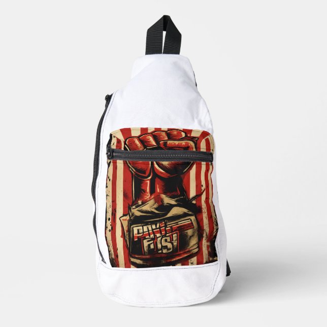 Attractive & unity expressing bag, for college. sling bag (Front)