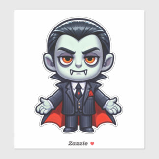 Attractive Vampire Cartoon Character