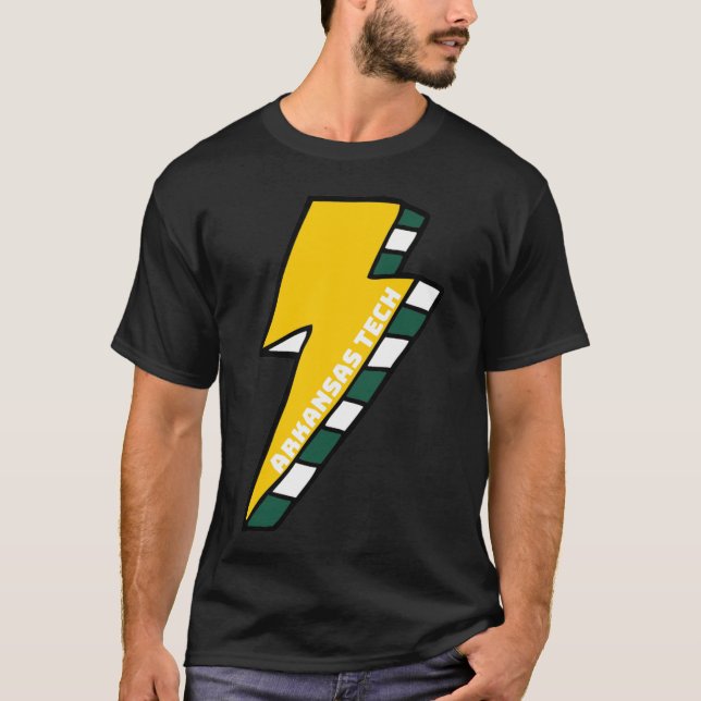 ATU Arkansas Tech University Lightning Bolt T-Shirt (Front)