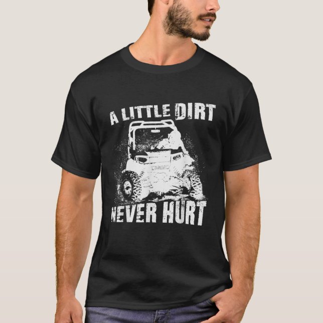 ATV 4 Wheel UTV Muddin Trail Riding Dirt Never Hur T-Shirt (Front)