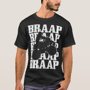 ATV Braap Quad Bike 4 Wheeler Vintage ATV Riding G T-Shirt