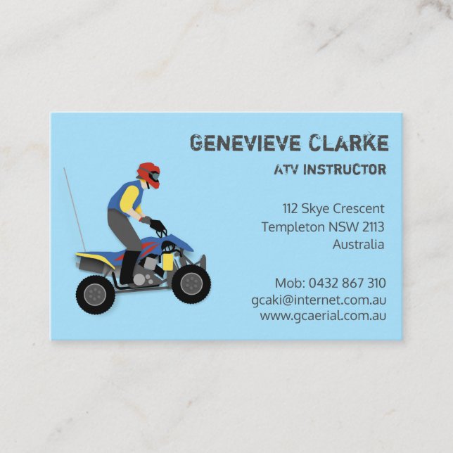 ATV BUSINESS CARD (Front)