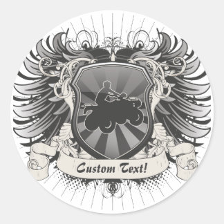 ATV Crest Classic Round Sticker