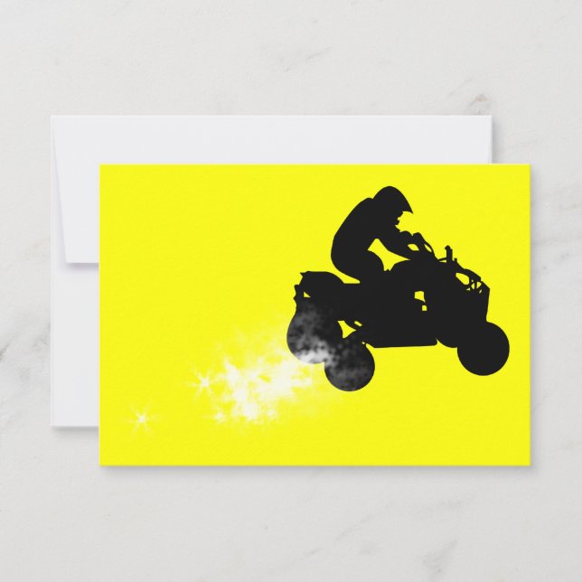 atv : dirt trail invitation (Front)