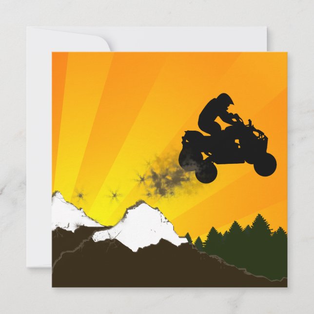 atv : dirt trail invitation (Front)