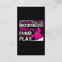 ATV Girl Makeup Offroad vehicles Quad Bike Driver
