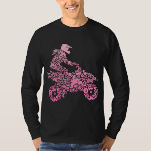 ATV Girl Quad Bike 4 Wheeler Funny Quad for Women T-Shirt