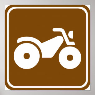 ATV Highway Sign