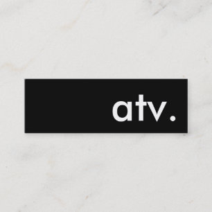 atv. mini business card