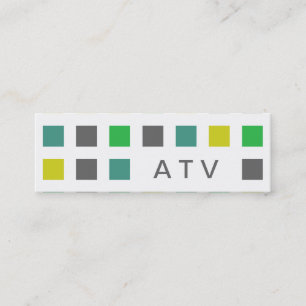 ATV (mod squares) Mini Business Card