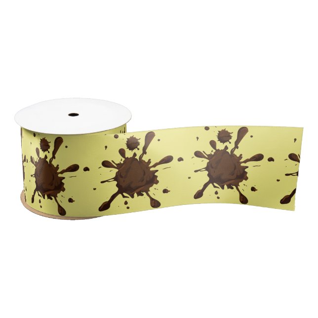 ATV Mudding SplatsThunder_Cove Satin Ribbon (Spool)