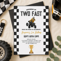 ATV Quad 4 Wheeler 2nd Birthday Party