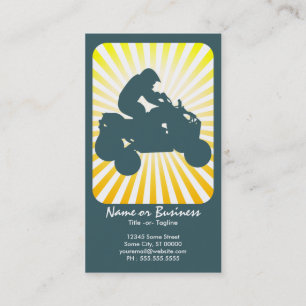 atv : retro rays : business card