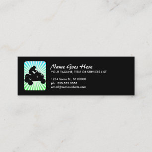 atv : retro rays : mini business card