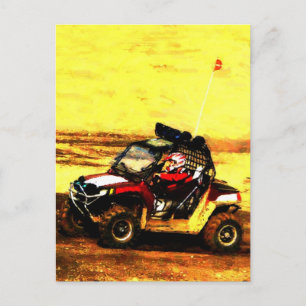 ATV Rider - All Terrain Extreme Motorsports Postcard
