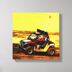 ATV Rider Canvas Print