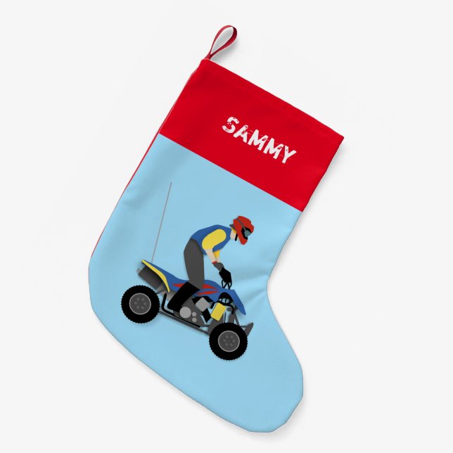ATV SMALL CHRISTMAS STOCKING (Front (Hanging))