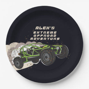 ATV UTV Offroad Adventure Extreme Sports Car Club Paper Plate