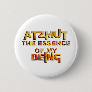 Atzmut 6 Cm Round Badge