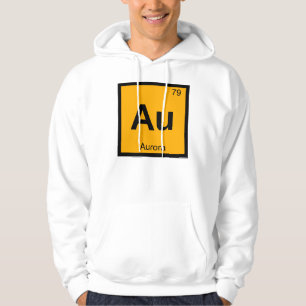Au - Aurora Colorado City Chemistry Periodic Table Hoodie