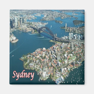AU - Australia - Sydney - Harbour Bridge from air Magnet
