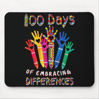 Au Awareness Embrace Differences 100 Days Of Mouse Pad
