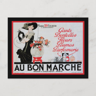 Au Bon Marche Postcard