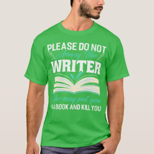 Au Book Writer Literature Bookworm Writing 80s gir T-Shirt