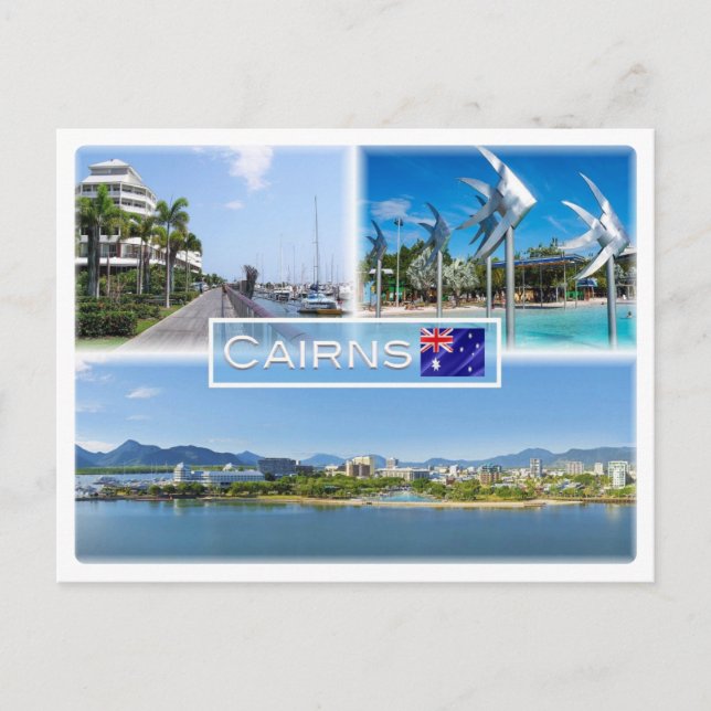 AU Cairns - The Pier - Esplanade Lagoon Fish - Postcard (Front)