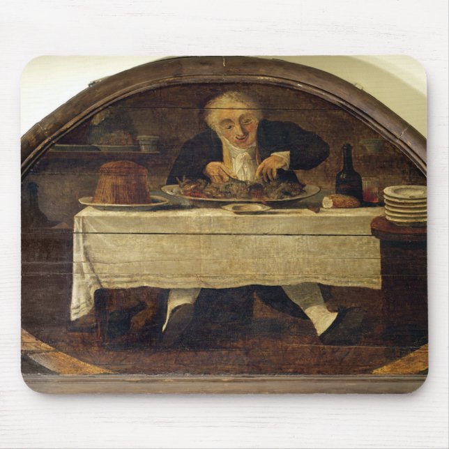 Au Gourmand', shop sign for Corcellet Mouse Pad (Front)