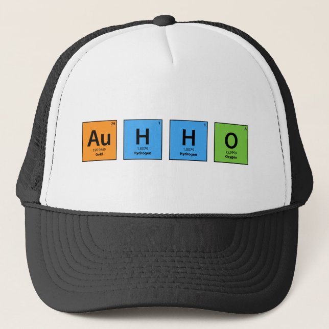 Au H2 O Trucker Hat (Front)