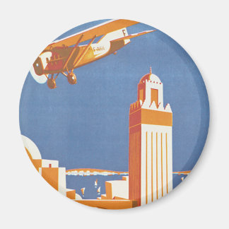 Au Maroc Par Avion Magnet