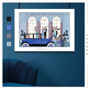 Au Revoir 1920 by George Barbier Poster