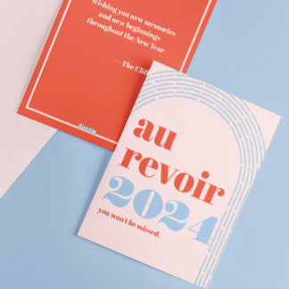 Au Revoir 2024 You Wont Be Missed New Years Card