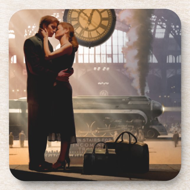 Au Revoir Coaster (Front)