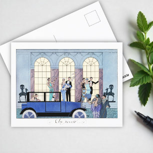 Au Revoir ( Goodbye) Postcard