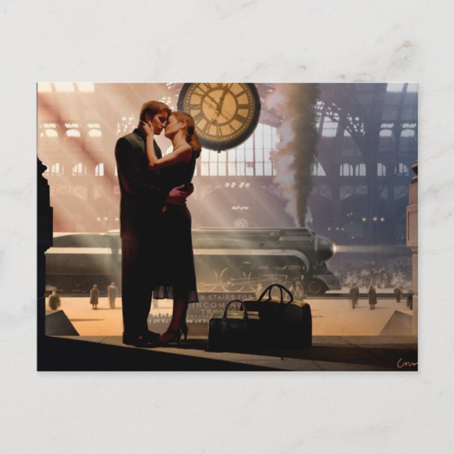 Au Revoir Postcard (Front)