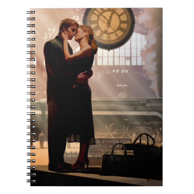 Au Revoir Spiral Notebook (Front)