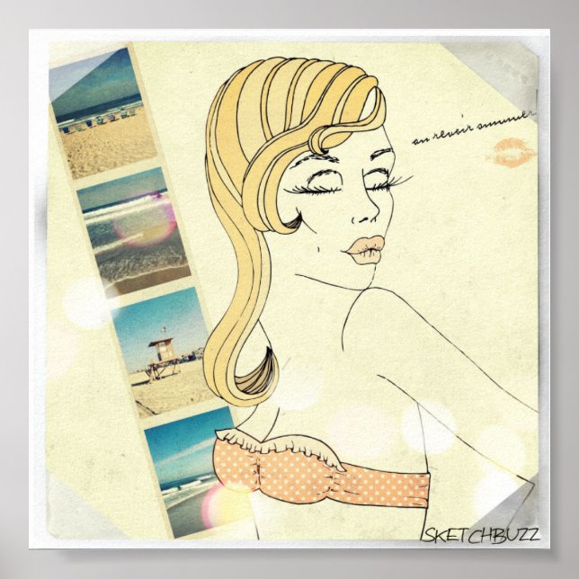 Au Revoir Summer Mini Poster (Front)