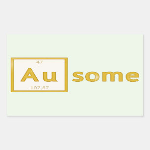 Au-some Customisable Stickers
