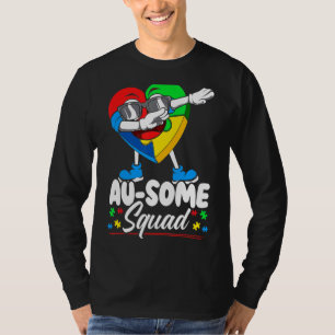 Au Some Squad Autism Warrior Asd Autistic Autism A T-Shirt