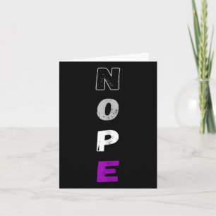Aual Nope Ace Pride Flag Auality Lgbt Community _1 Card