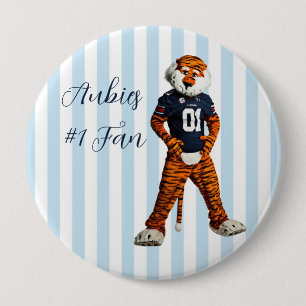Aubbie 10 cm round badge
