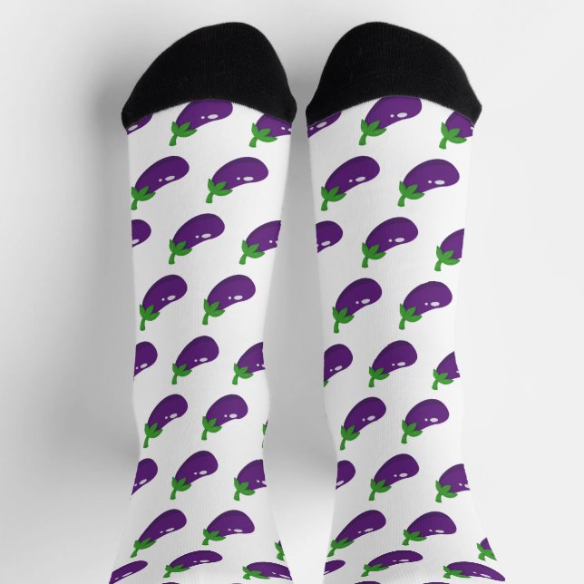 Aubergines Socks (Top)