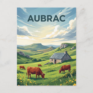 Aubrac Regional Natural Park France Postcard