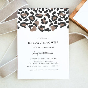 Aubree - Leopard Print Safari Bridal Shower Invitation