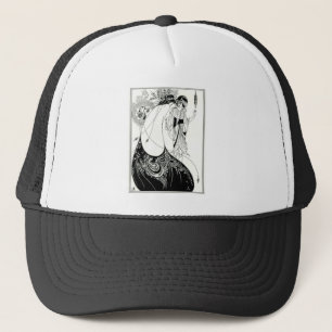 Aubrey Beardsley Peacock Skirt Trucker Hat
